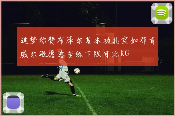 追梦称赞布泽尔基本功扎实如邓肯威尔逊愿意苦练下限可比KG
